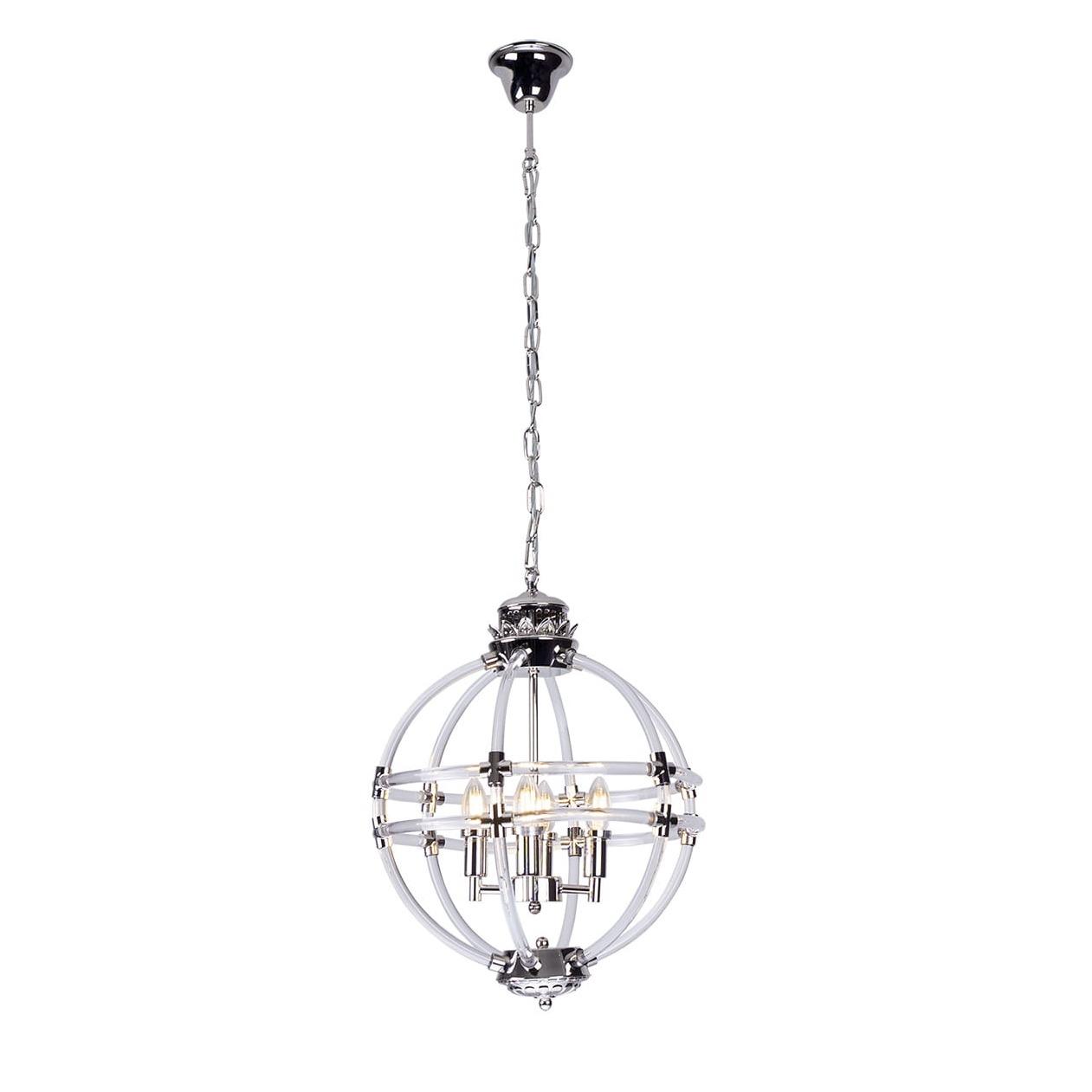 LAMPA WISZĄCA NOTINGHAM styl hampton szklano-metalowy sferyczny klosz