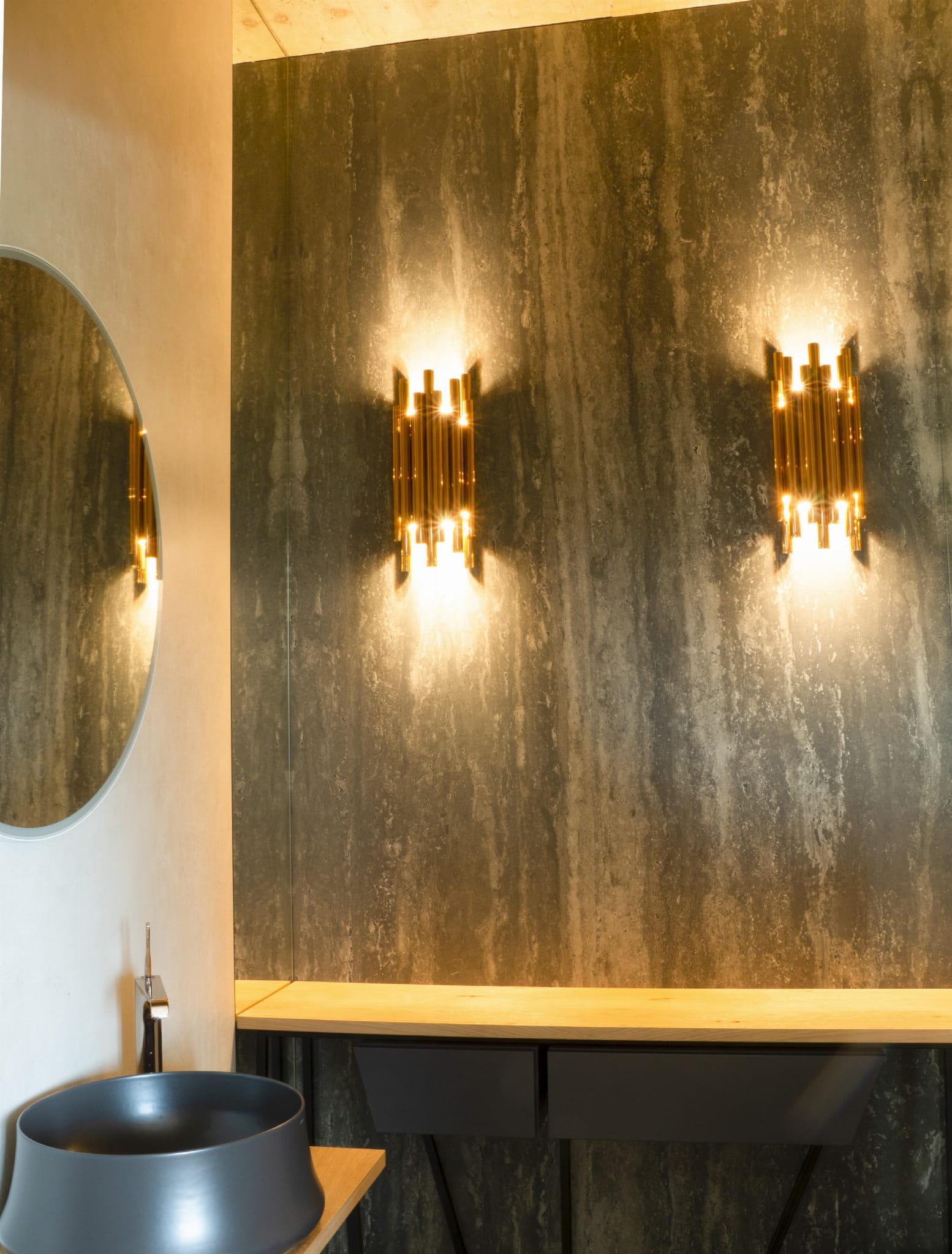 KINKIET NOVI G metalowy złoty glamour3