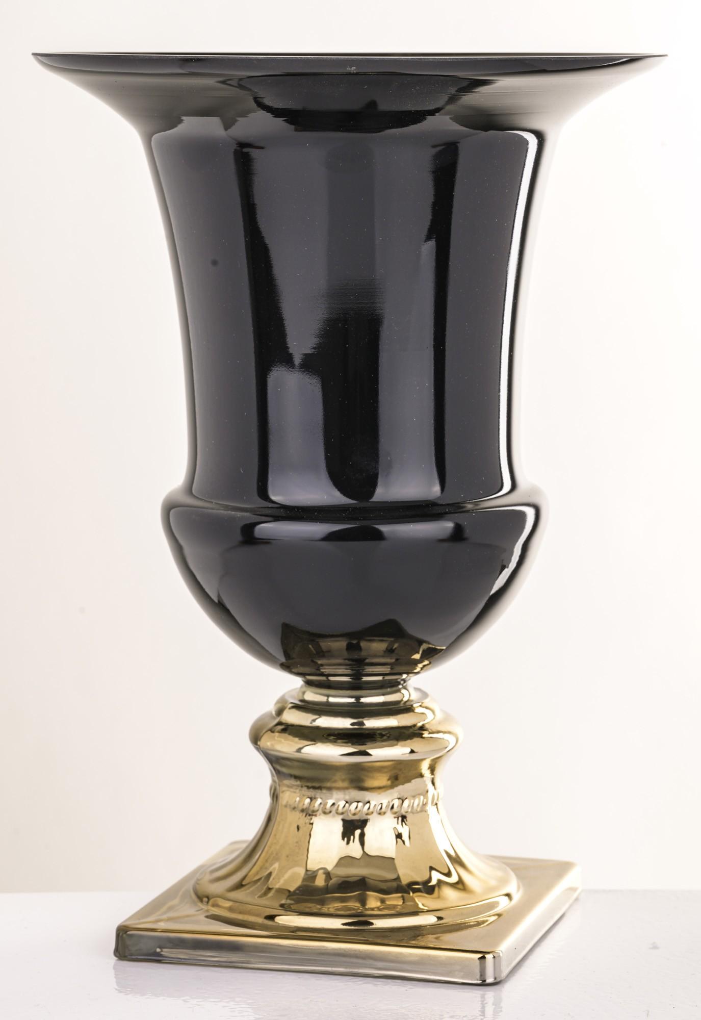 WAZON szklany czarno-złoty glamour3