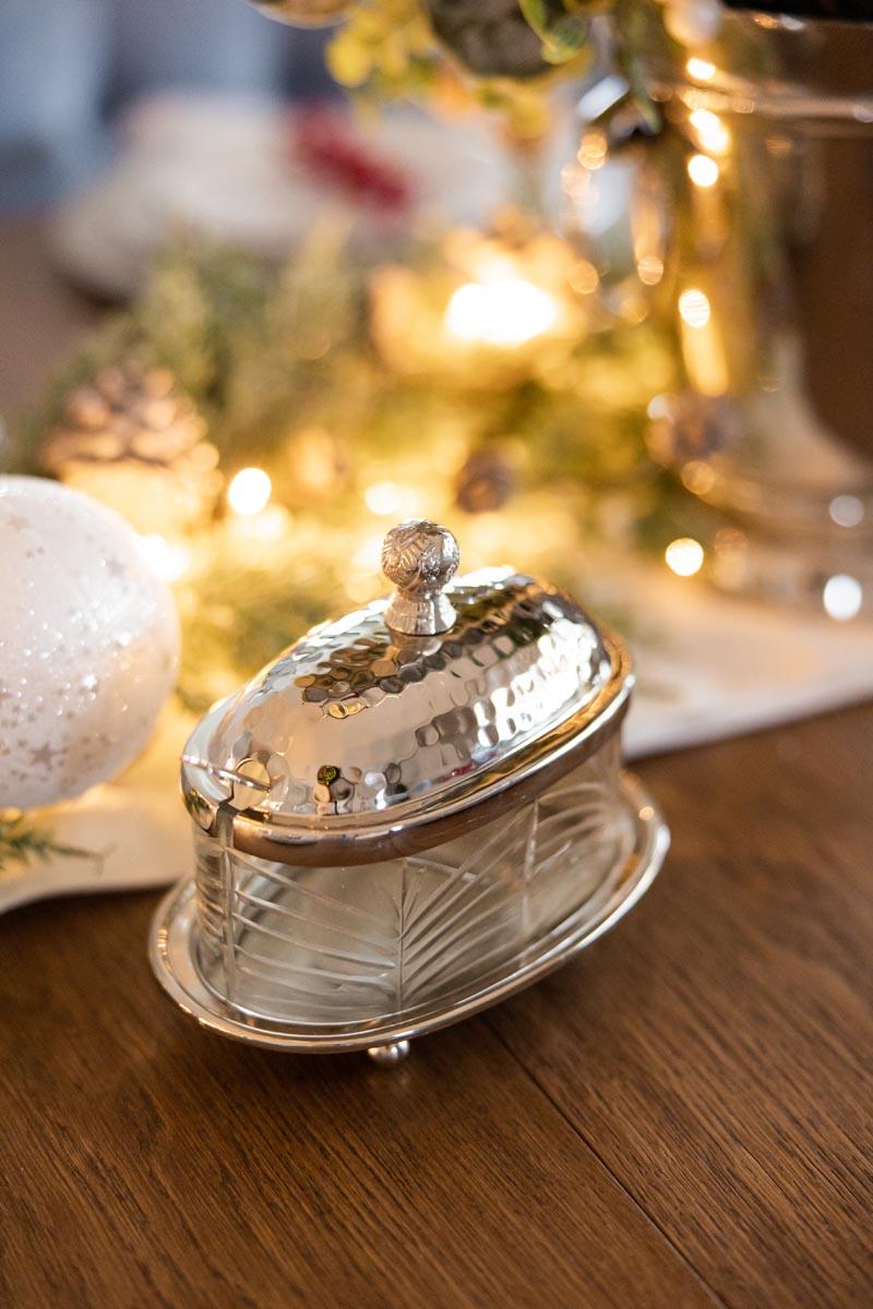 MASELNICZKA z nożykiem srebrna z niklu3