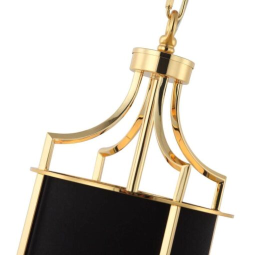 LUNGA GOLD Metall-Hängeleuchte gold glamour style fixture cz2