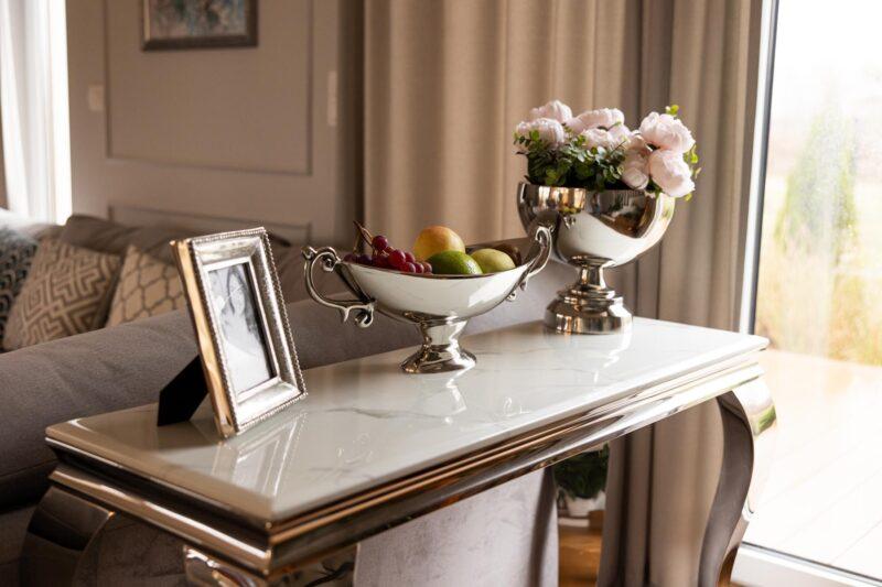 OSŁONKA na donice kolor starego złota klasyczna 3