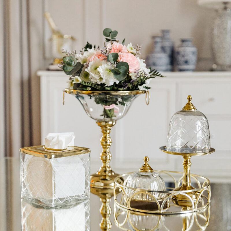 SZKLANY-WAZON-PATERA-NA-ZŁOTEJ-NODZE-ZE-ZŁOTYMI-DODATKAMI