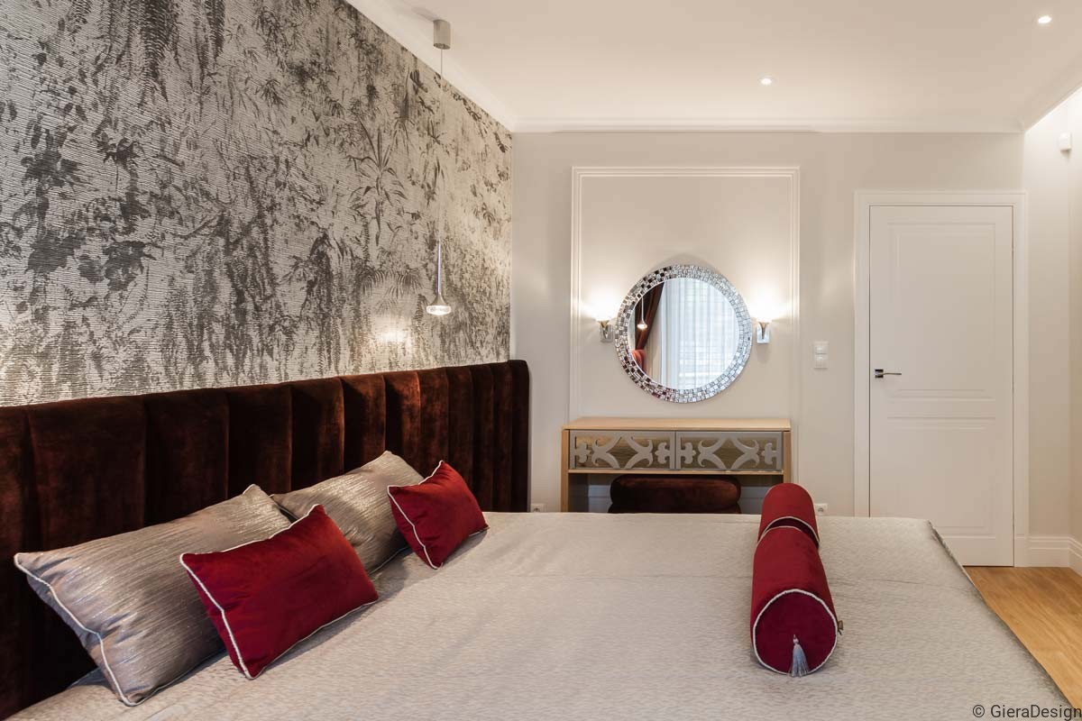 Lustro-Ścienne-Aurea-Silver-Okrągłe-Szklana-Mozaika-Glamour