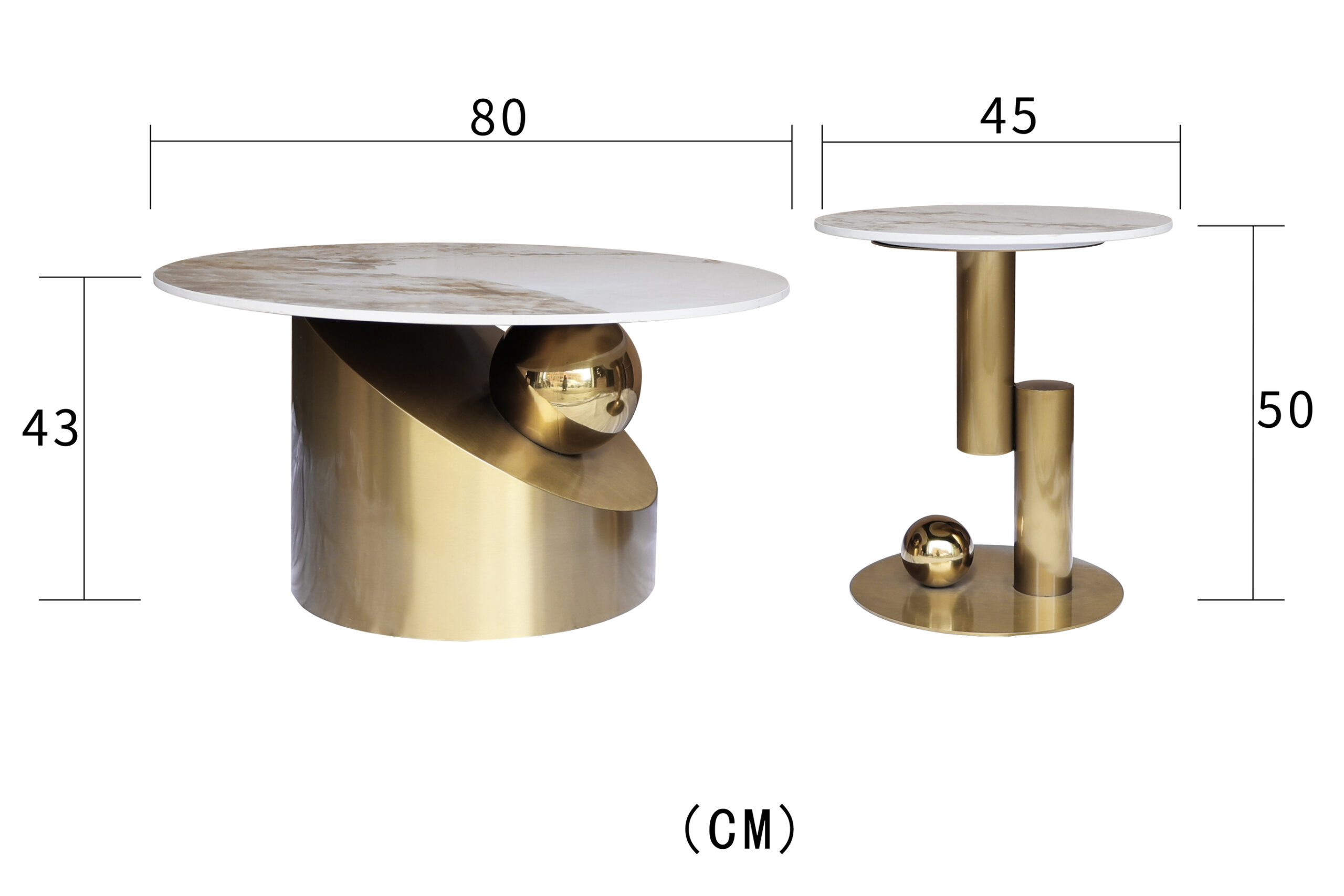 Modig-M60-zestaw-stolikow-kawowych-2-w-1-geometryczne-podstawy-bialo-zlote-blaty-okragle-zlota-stal-nierdzewna-nowoczesne-wymiary