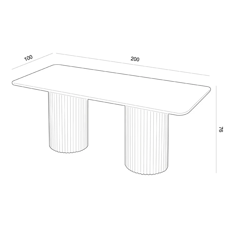 blomst-nero-marquina-stol-z-blatem-o-zaoraglonych-rogach-ryflowana-podstawa-kamienny-blat-czarny-nowoczesny-wymiary