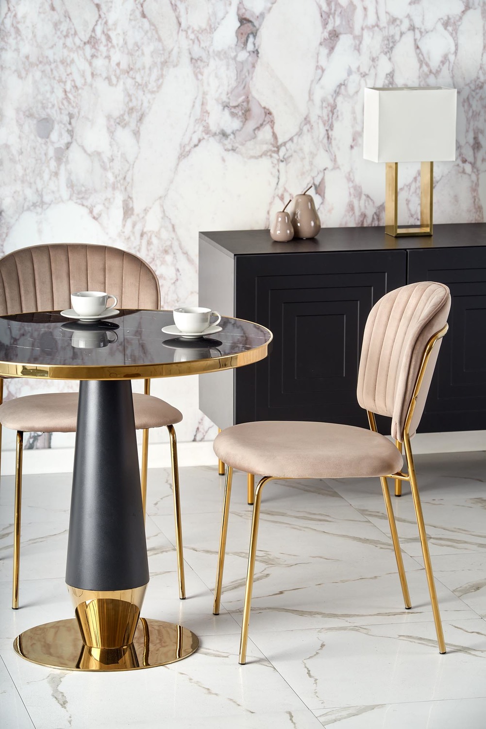MOLINA-stół-jadalniany-okrągły-czarny-marmur-czarna-złota-podstawa-styl-glamour-
